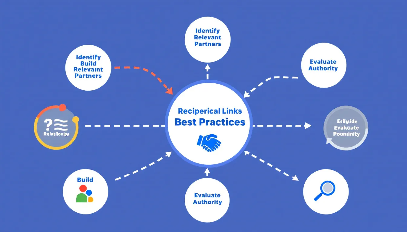 A checklist of best practices for building reciprocal links.