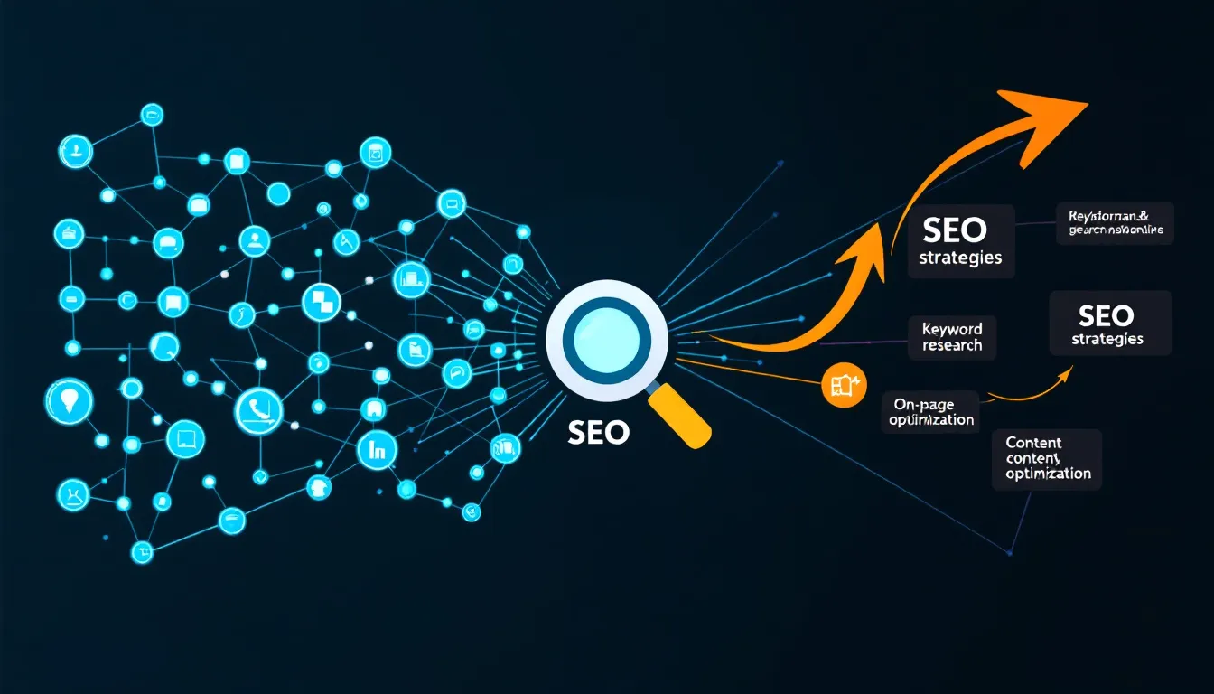 A visual representation of how backlinks influence search engine rankings, highlighting their importance for SEO.